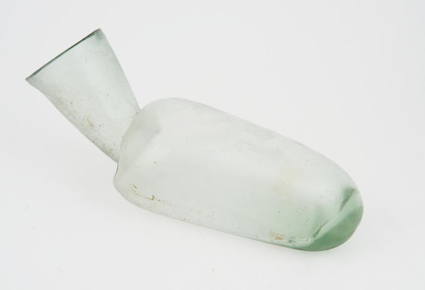 Glass, bottle-shaped male urinal, Europe, 1851-1930