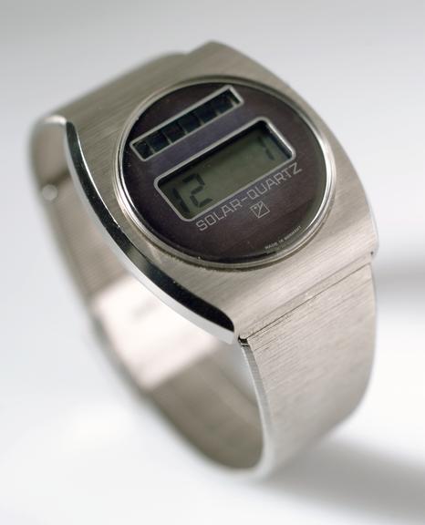 Cristalonic Solar-Quartz Wrist Watch, 1960-1976