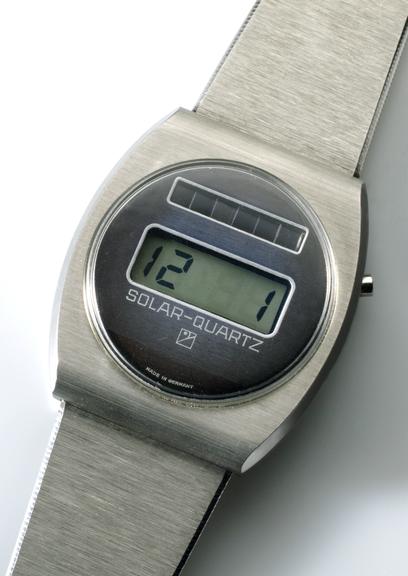 Cristalonic Solar-Quartz Wrist Watch, 1960-1976