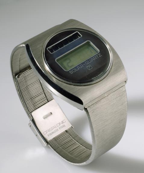 Cristalonic Solar-Quartz Wrist Watch, 1960-1976