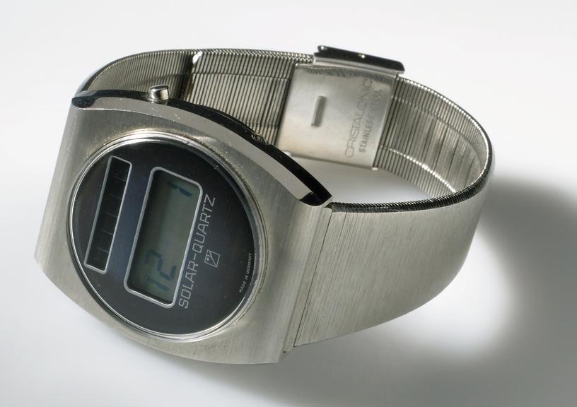 Cristalonic Solar-Quartz Wrist Watch, 1960-1976