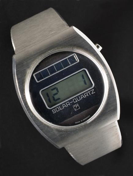 Cristalonic Solar-Quartz Wrist Watch, 1960-1976