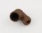 Pottery tobacco pipe bowl with stem socket, cylindrical bowl