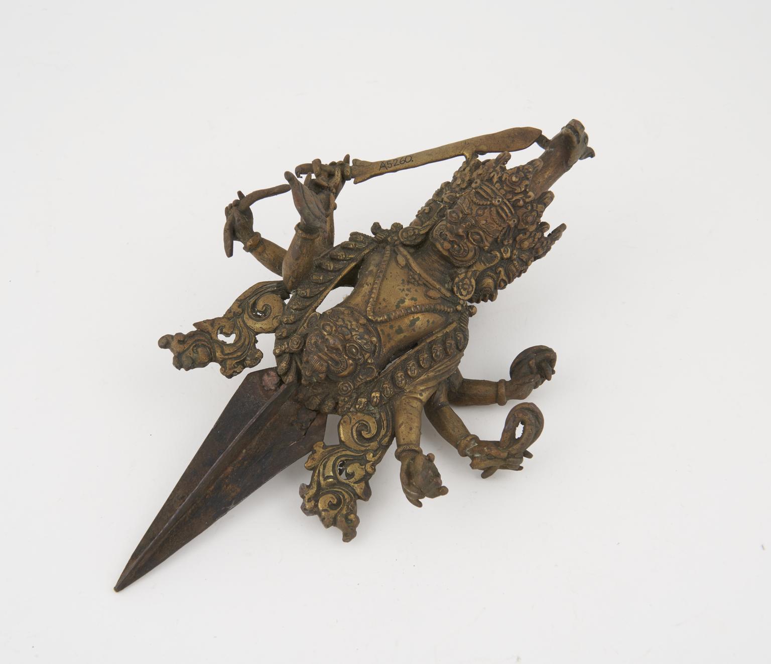 Buddhist ceremonial dagger with Kali as handle | Science Museum Group ...