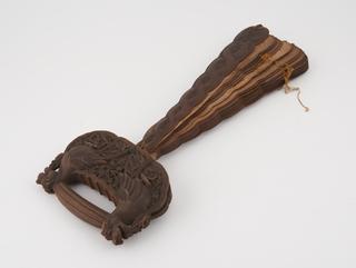 Intricately carved fan