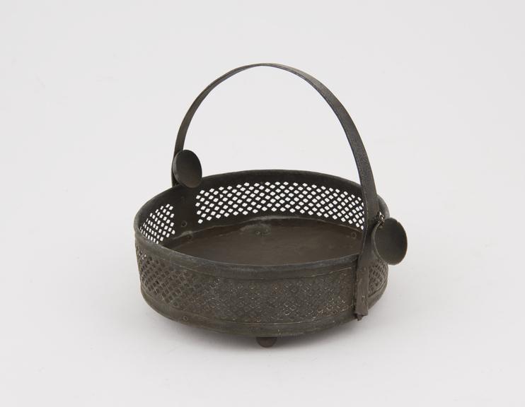 Brass basket, used for carrying offerings to the temple