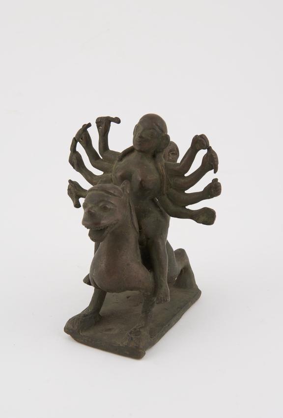 Bronze figure of Durga