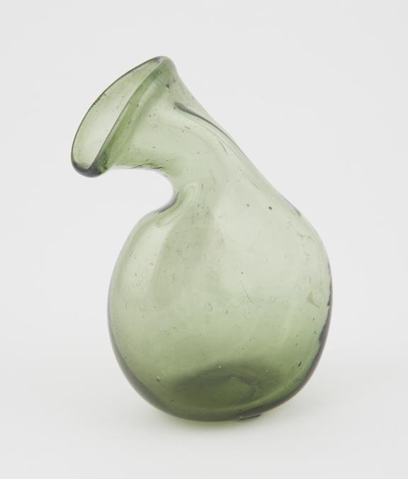 Glass, upright bottle-shaped male urinal, Europe, 1801-1900