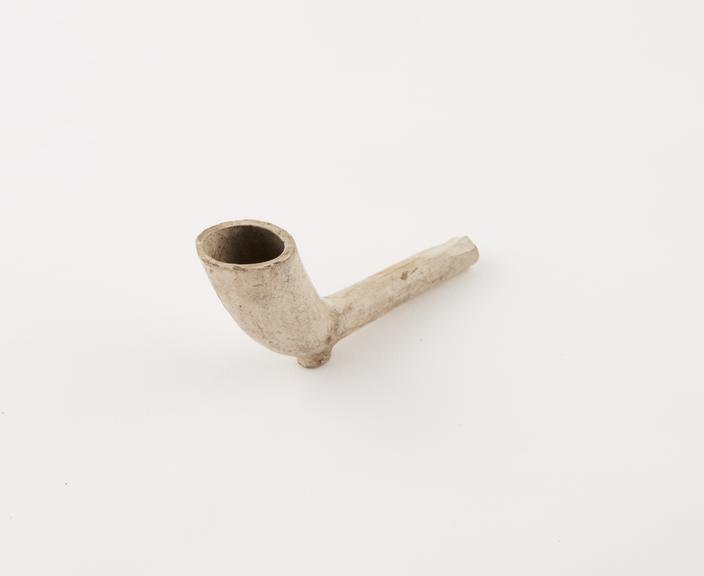 Clay tobacco pipe, incomplete, part of stem missing