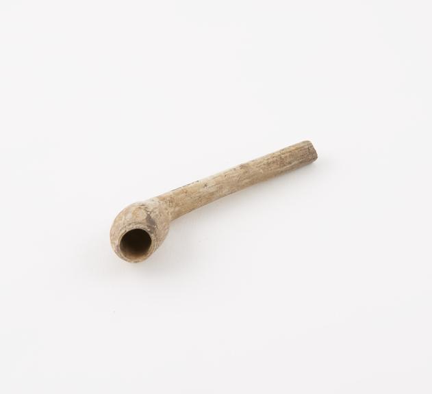 Clay tobacco pipe, incomplete, part of stem missing