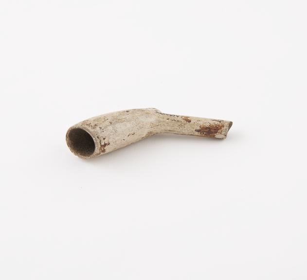 Clay tobacco pipe, incomplete, part of stem missing