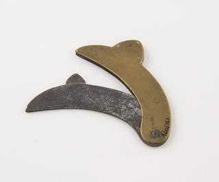Metal, single bladed fleam