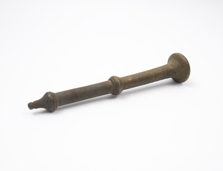 Bronze pestle with trumpet-like grinding end | Science Museum Group ...