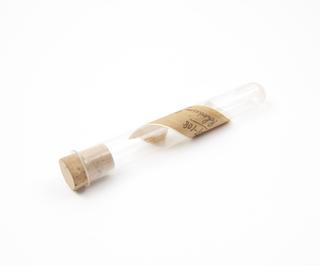 Corked glass tube; ostensibly for rhodium sample