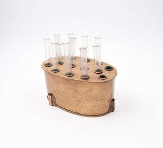 Copper test tube holder