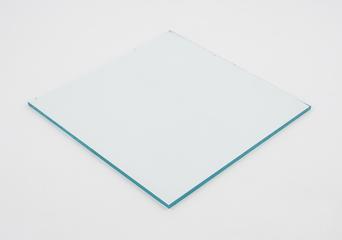 A piece of clear plate glass