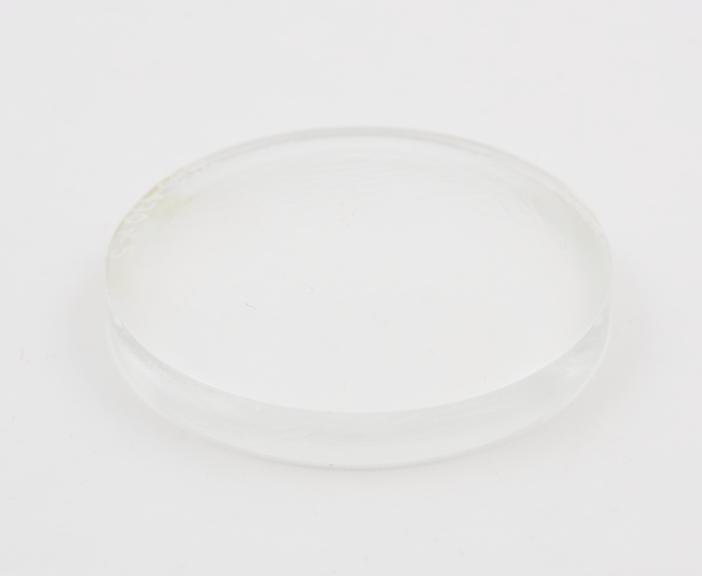 White ophthalmic crown glass, by Chance-Pilkington, St