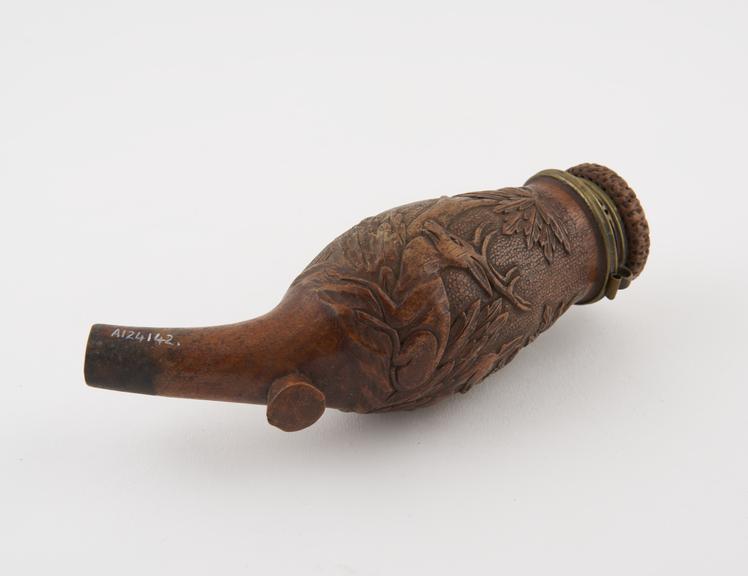 Wooden tobacco pipe bowl