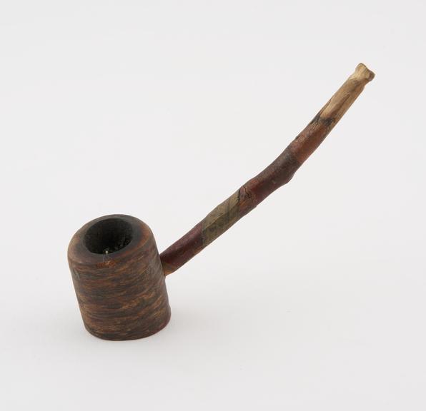 Cherrywood tobacco pipe, French, 1851-1900