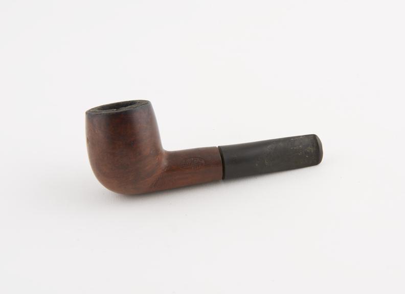 Briar tobacco pipe, screw in vulcanite mouthpiece, by Aonian