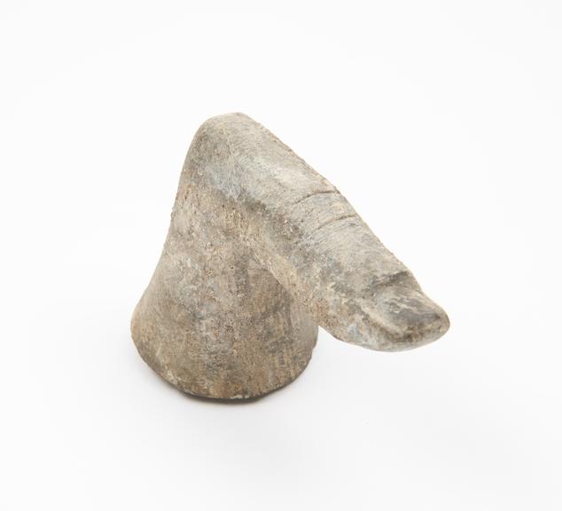 Finger shaped stone pestle, European, 1601-1850