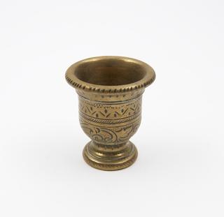 Brass mortar