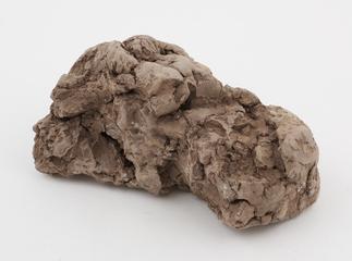 Clay lump for making red earthenware