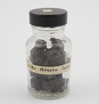 Open hearth slag