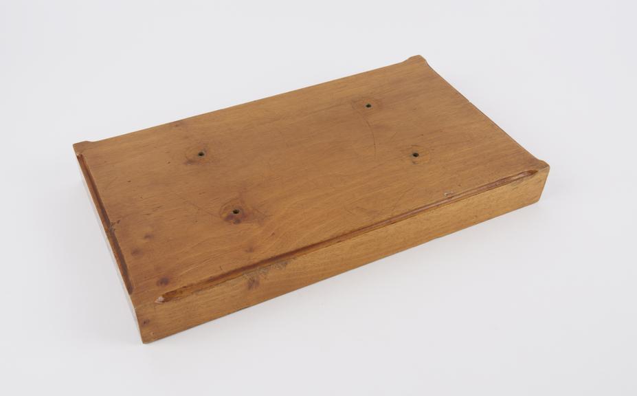 Wooden display stand for a "Cozette" supercharger