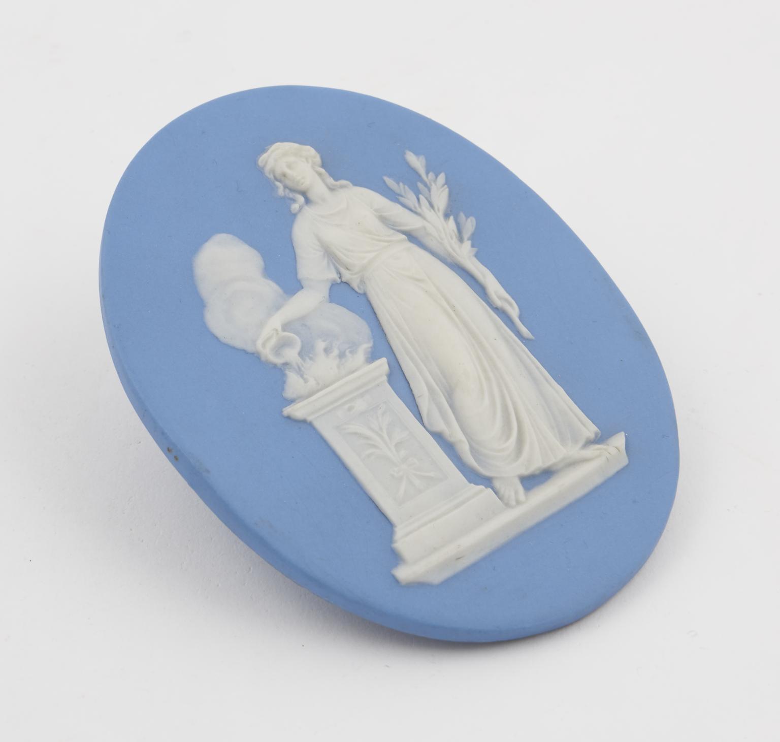 Wedgwood blue jasper medallion