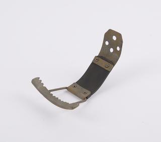 Serated tongue section from early motor car tyre vulcaniser