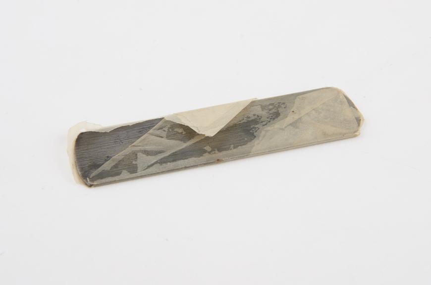 Carpenter's scraper, steel, 19th century