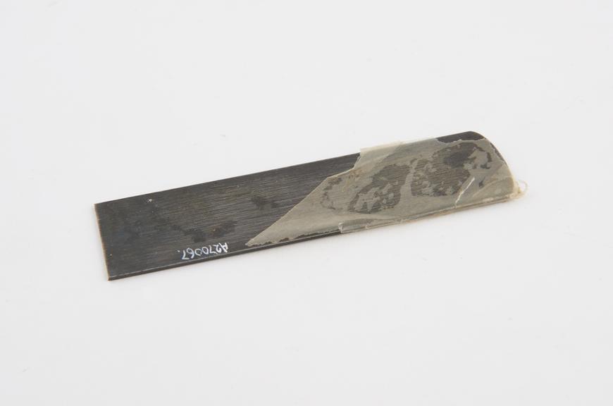 Carpenter's scraper, steel, 19th century