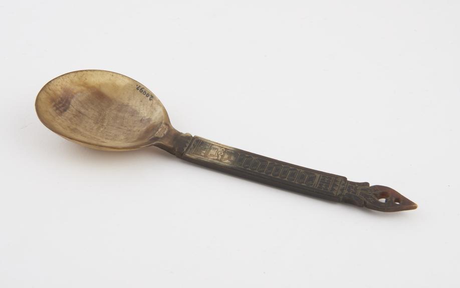 Horn spoon, Scandanavian 1700-1900