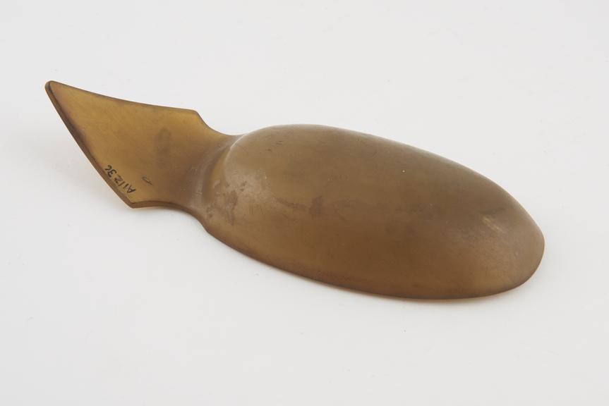 Horn spoon or scoop, 19th century