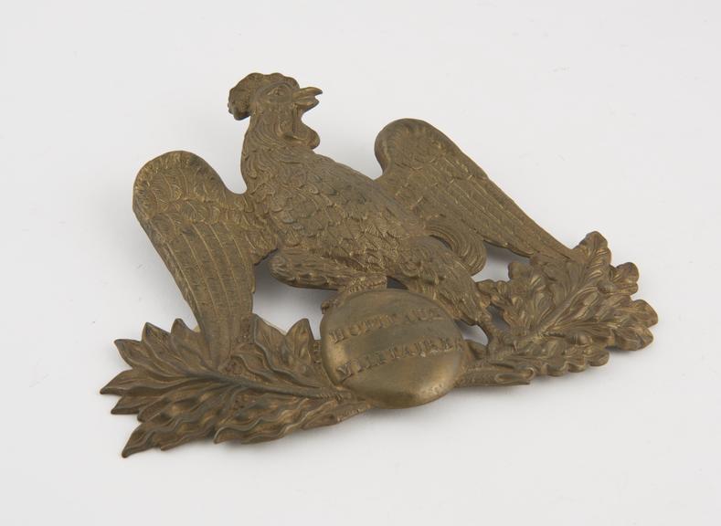 Shako badge of medical officer, French, 1830-1890