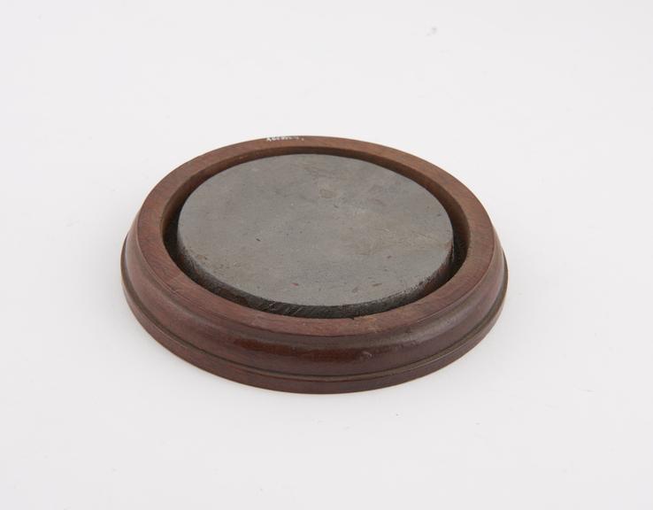 Circular wooden stand, English, 1901-1930