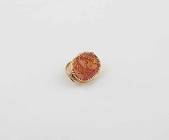 Seal, in the form of a large oval cornelian