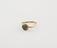 Gold memento mori ring