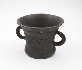 Small bronze mortar