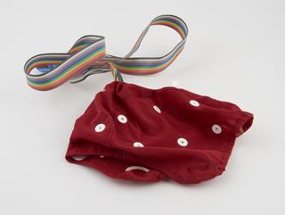 Spare red EEG cap and cable connection