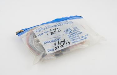 Plastic wallet of wires for EEG by SLE