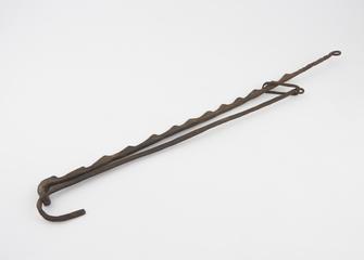 Iron hook with adjustable suspension rod