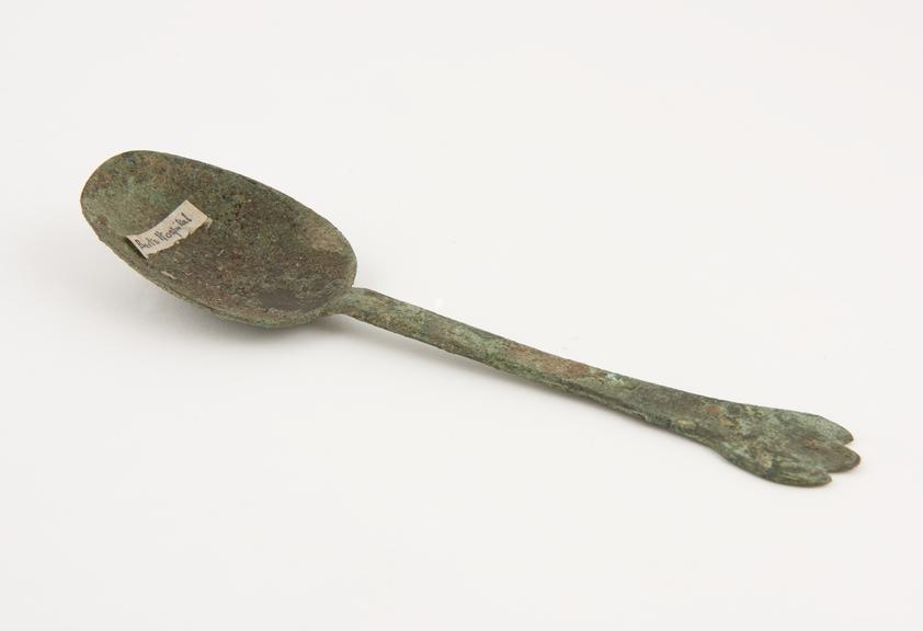 Metal spoon, English, 1701-1900