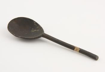 Spoon, pewter, English, 1601-1800
