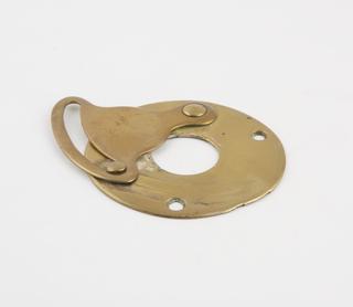 Brass observation hole from St. Audry's Hospital, Suffolk, England, 1851-1900