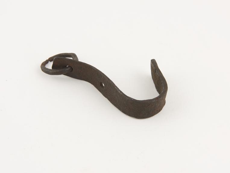 Iron hook from torture apparatus, European, 1501-1800