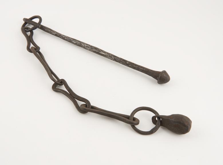 Flail, iron, said to be early 16th century