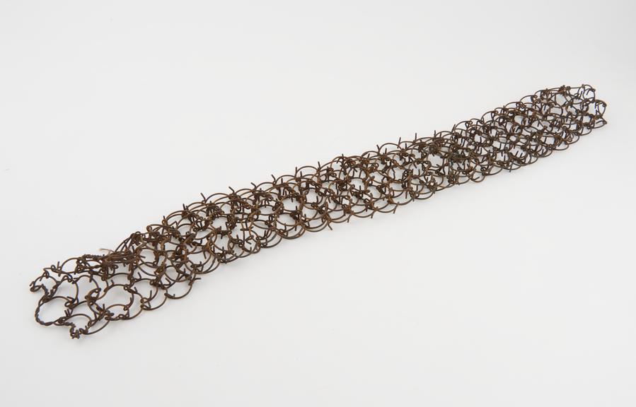 Belt made of spiked metal Europe 1501 1700 Science Museum Group Collection