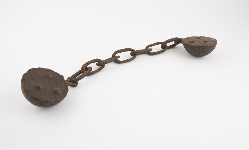 Chain shot, English or European, 16th to 17th centuries